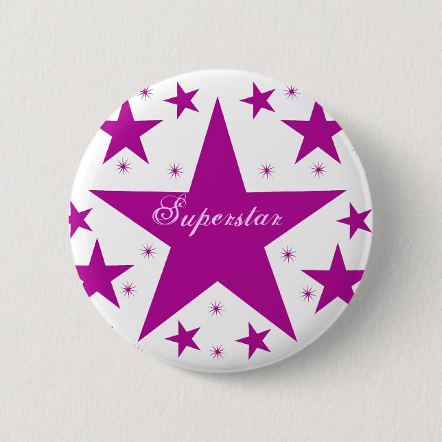 Superstar Button, Purple Button (Front)