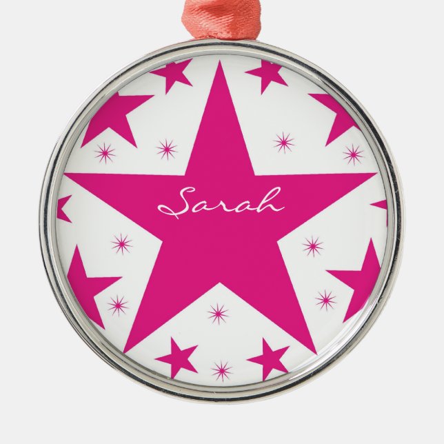 Superstar Collection Premium Round Ornament (Front)