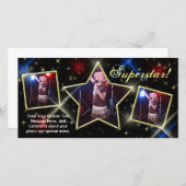 SuperStar Custom Photo Card, Model Pageant Kids... (Front/Back)