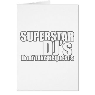 Superstar DJ Cards