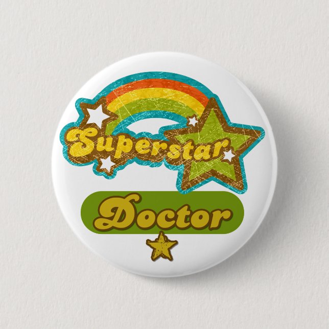 Superstar Doctor Button (Front)