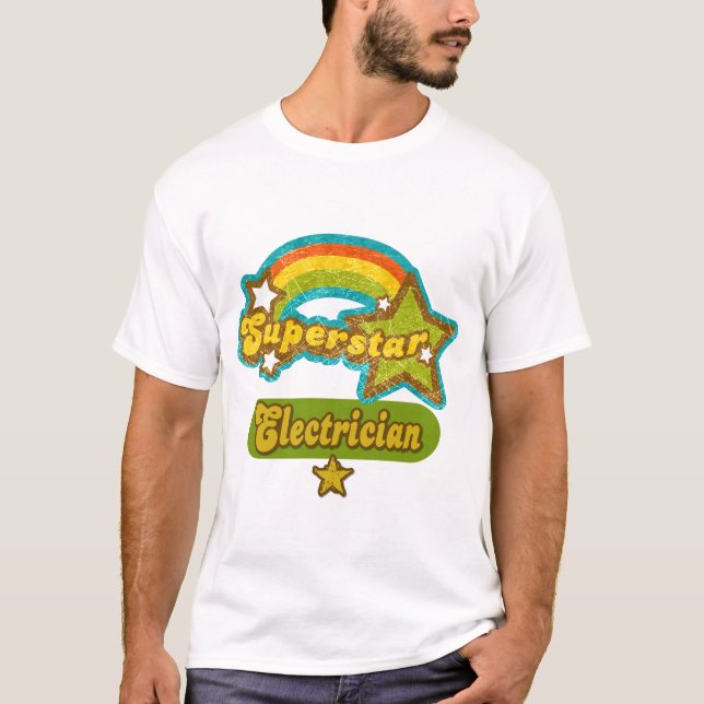 Superstar Electrician T-Shirt (Front)