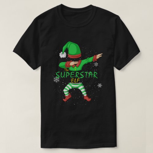 superstar elf christmas elf matching T_Shirt