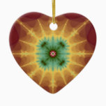 Superstar - Fractal Art Ceramic Ornament