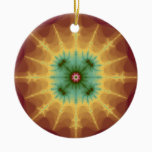 Superstar - Fractal Art Ceramic Ornament