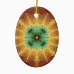 Superstar - Fractal Art Ceramic Ornament