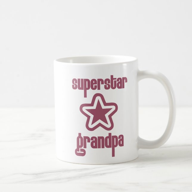 Superstar Grandpa Coffee Mug (Right)