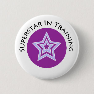 Superstar in Training Button