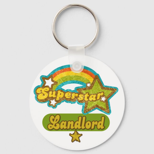 Superstar Landlord Keychain (Front)