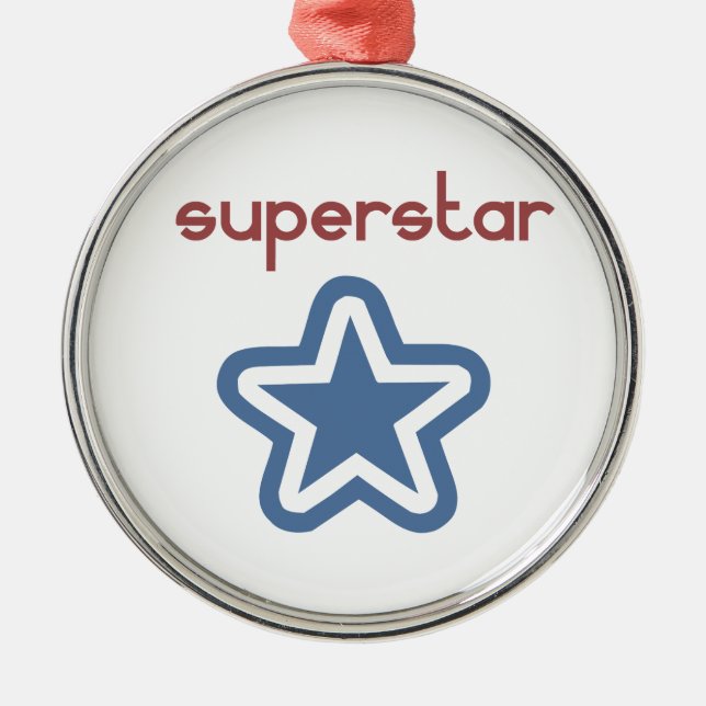 SUPERSTAR METAL ORNAMENT (Front)