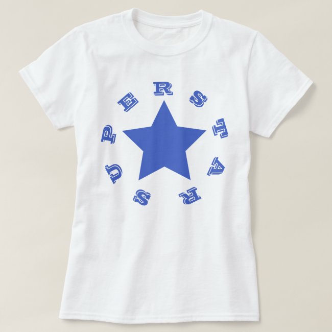 SUPERSTAR | Navy Blue Star Women's Basic T-Shirt
