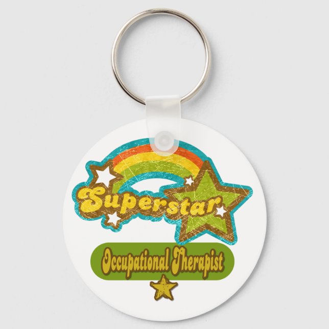 Superstar Occupational Therapist Keychain (Front)