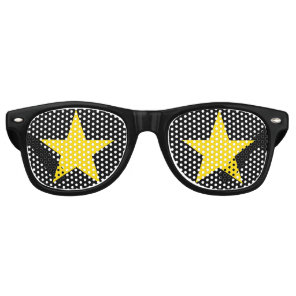 Superstar Party Shades (Gold/Black)