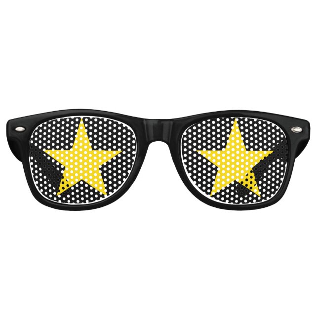 Superstar Party Shades (Gold/Black) (Front)