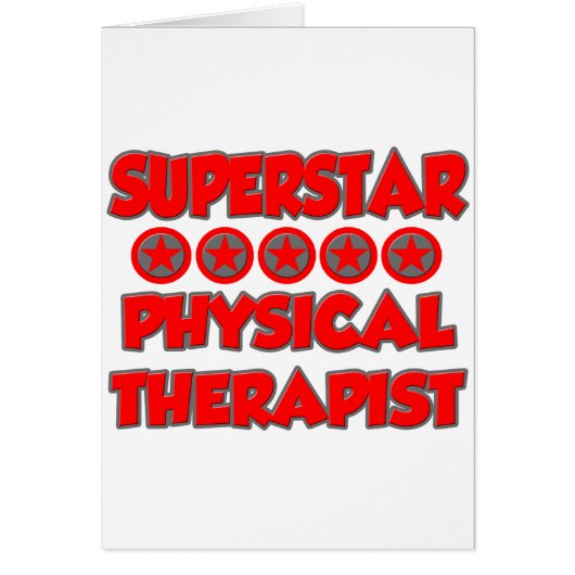 Superstar Physical Therapist Cards (Front)