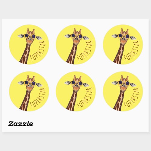 SUPERSTAR Reward Stickers _ Giraffe