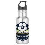 Superstar Soccer Kids Stainless Steel Water Bottle