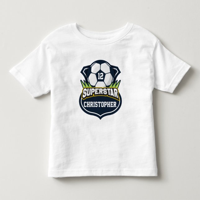 Superstar Soccer Kids Toddler T-shirt (Front)