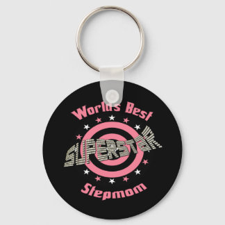 Superstar Stepmom in Pink Keychain