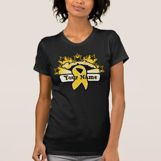 Superstar Survivor Custom Name Childhood Cancer T-Shirt