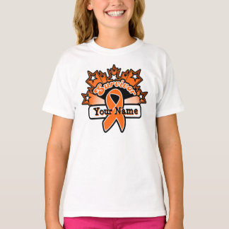 Superstar Survivor Custom Name Leukemia T-Shirt