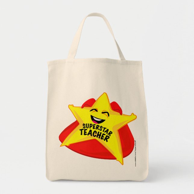 superstar Teacher humorous  bag! Tote Bag (Front)