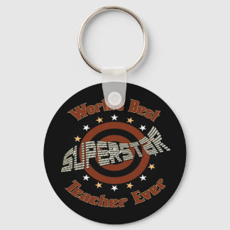 Superstar Teacher Keychain