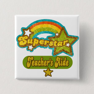 Superstar Teacher's Aide Button