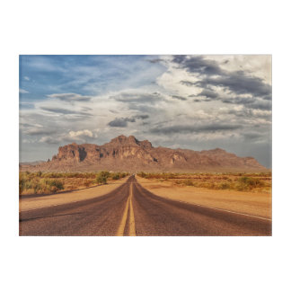 Superstition Mountain, Apache Junction, AZ. Acrylic Print