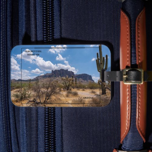Superstition Mountain Arizona Luggage Tag