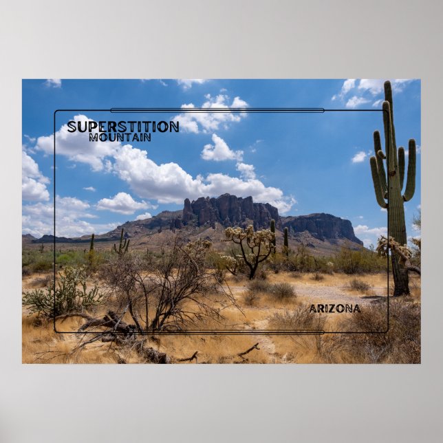 Superstition Mountain, Arizona Poster (Front)