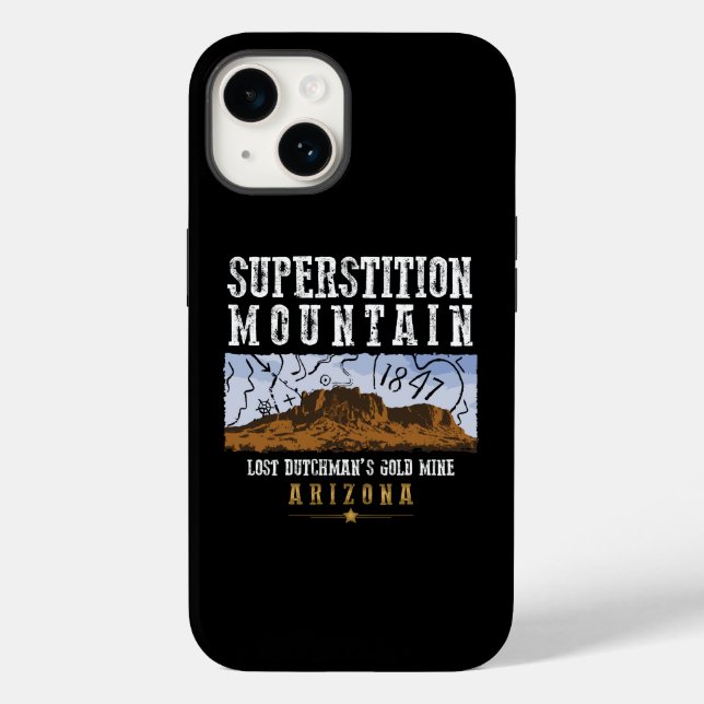 SUPERSTITION MOUNTAINS ARIZONA Case-Mate iPhone CA Case (Back)