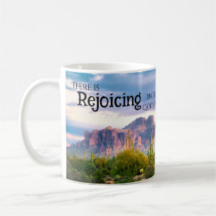 Superstition Mountains Arizona Desert Soft Purple Coffee Mug