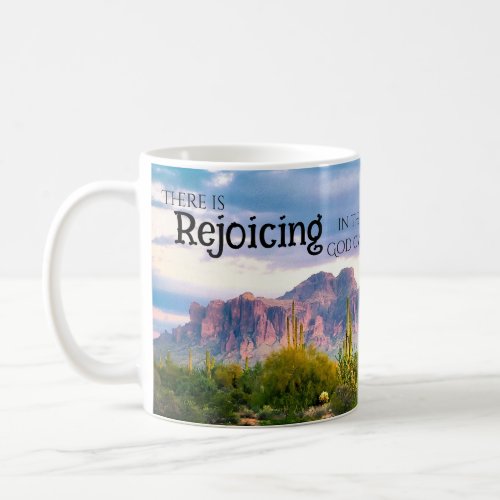 Superstition Mountains Arizona Desert Soft Purple  Coffee Mug