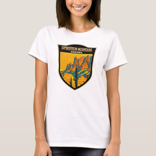 Superstition Mountains Arizona Vintage T_Shirt