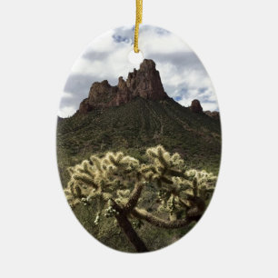 Superstition Mountains Ceramic Ornament