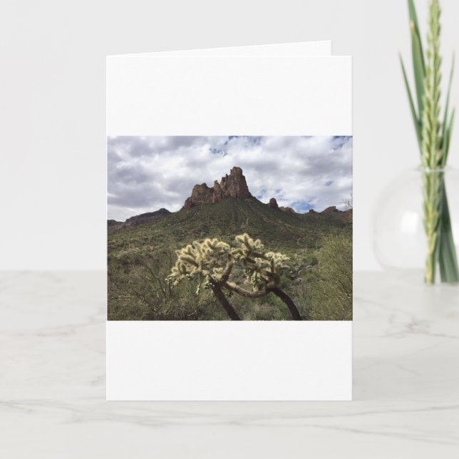 Superstition Mountains Holiday Card (Front)