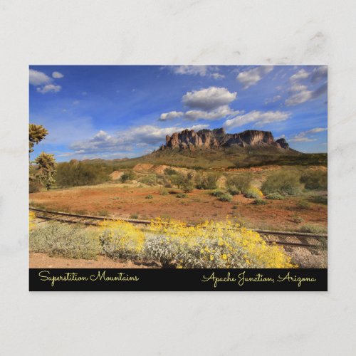 Superstition Mountains Postcard