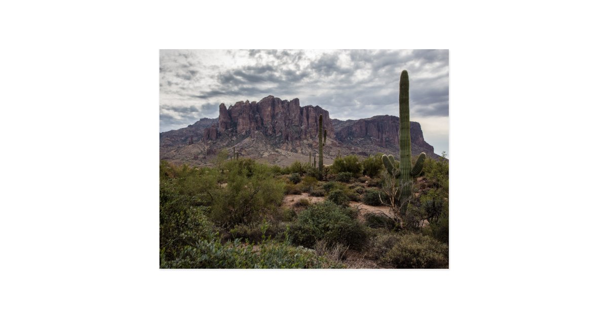 Superstition Mountains postcard | Zazzle.com