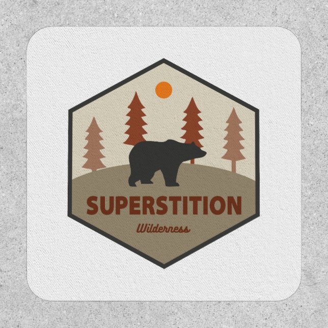 Superstition Wilderness Arizona Bear Patch (Front)