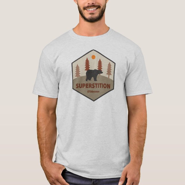 Superstition Wilderness Arizona Bear T-Shirt (Front)