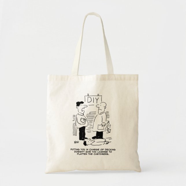 Superstore Retail Shop Worker and Shop Manager Tote Bag (Front)