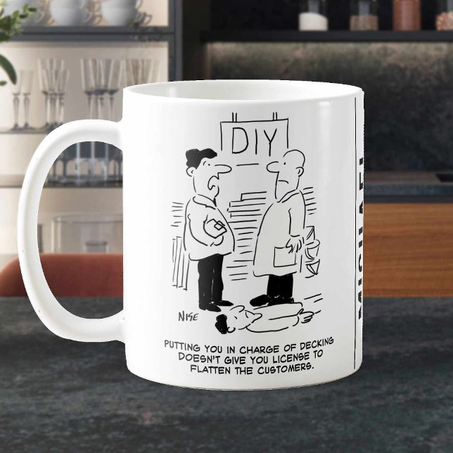 Superstore Retail Shop Worker & Shop Manager Funny Coffee Mug (Creator Uploaded)