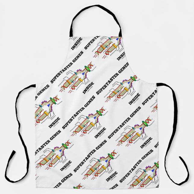 Supertaster Genes Inside DNA Replication Humor Apron (Front)