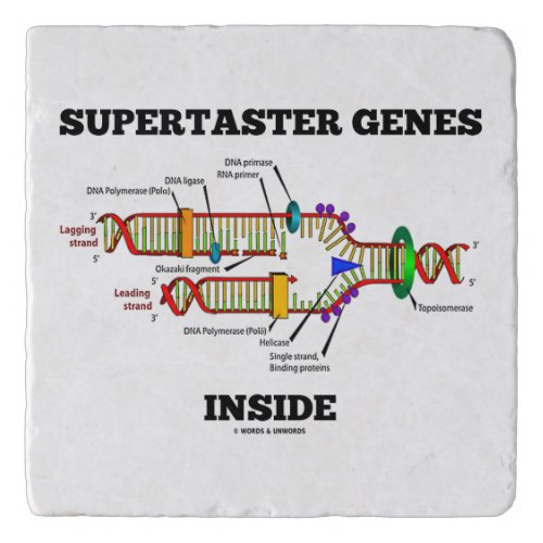 Supertaster Genes Inside DNA Replication Humor Trivet
