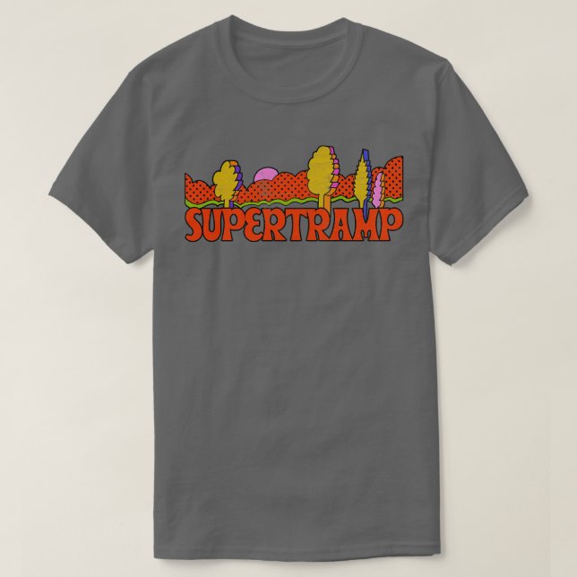 Supertramp Original Retro Style Design T-Shirt (Design Front)