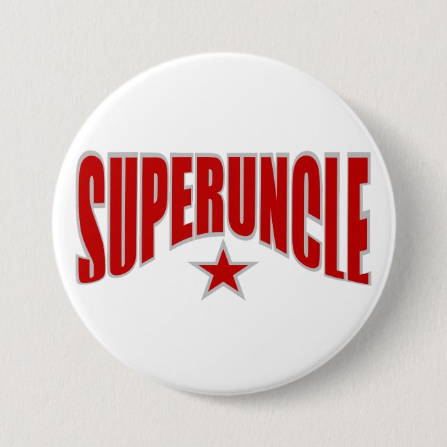 SUPERUNCLE button - customizable (Front)