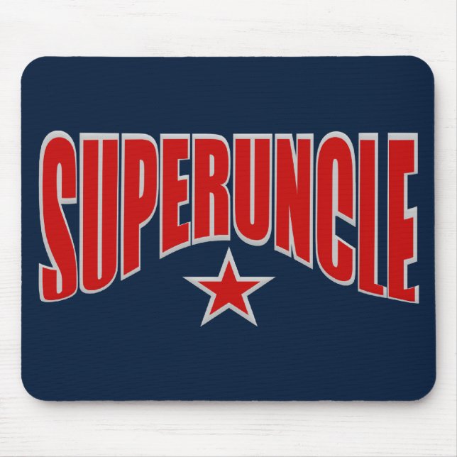 SUPERUNCLE mousepad - customizable (Front)