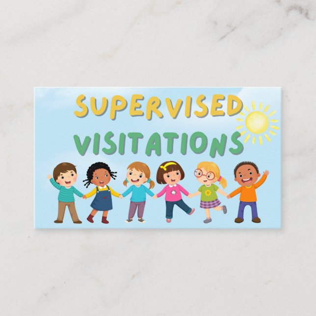 Supervised Visitations Business Card (Front)