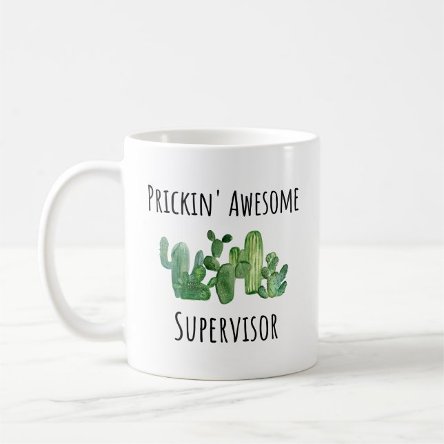 Supervisor Appreciation Thank You Gift Idea Coffee Mug (Left)